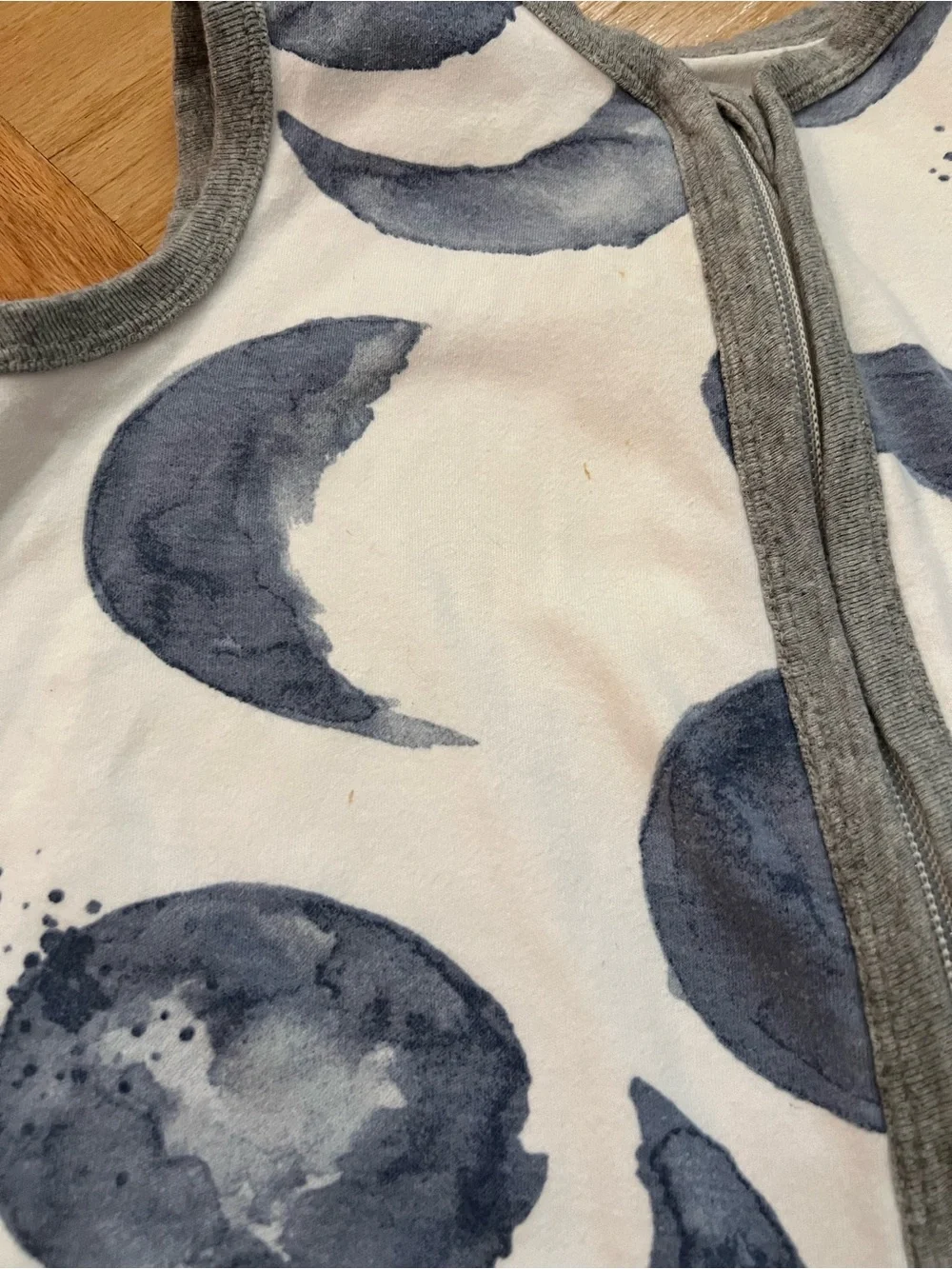Burt’s Bees Baby Beekeeper Sleep Sack Medium Organic Cotton Moons 0.5 TOG